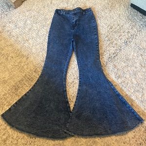 Girls Boutique dark wash denim flare jeans size 11/12 NEW